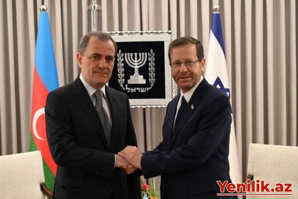 İsrail prezidenti Ceyhun Bayramovu qəbul etdi