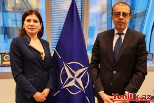 Azərbaycan səfiri NATO Baş katibinin xüsusi nümayəndəsi ilə görüşüb