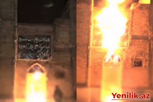 İranda SEPAH-ın bazası yandırıldı