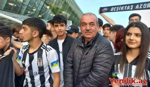 Məşhur meyxanaçı “Beşiktaş”ı qarşıladı
