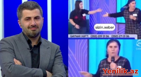 Zaurun efirində biabırçılıq: “Əlin girdi arvadın gözünə” - Video