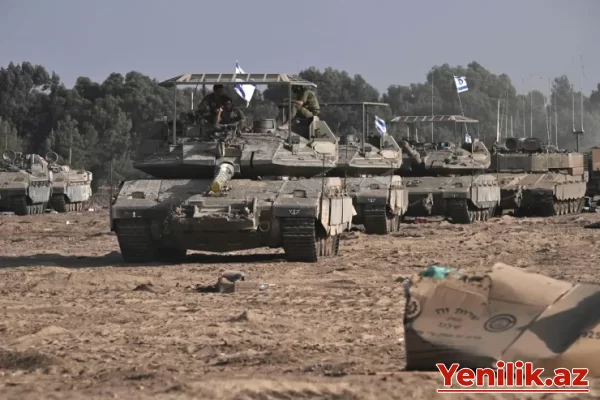 İsrail ordusu Qəzza zolağına daxil oldu - VİDEO