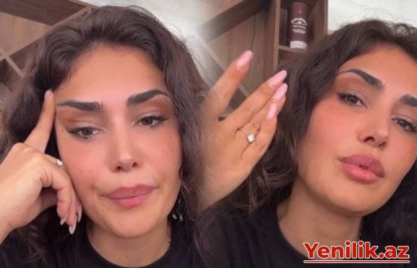 Pərvin barmağındakı nişan üzüyündən danışdı - Video