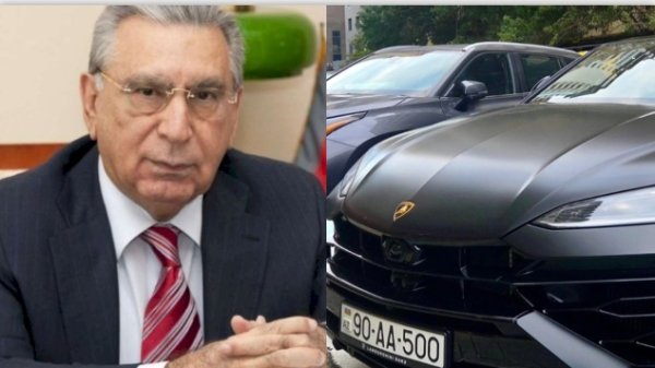 Ramiz Mehdiyevin nəvəsi Bakıda yarım milyonluq maşınla gəzir - Video
