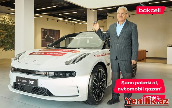 “Bakcell”in lotereyasında 7-ci lüks avtomobil uduldu - Fotolar