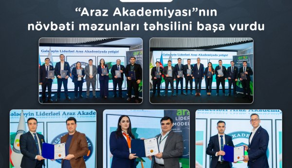 “Araz Akademiyası”nın “Mağaza idarəçiliyi” proqramının növbəti məzunlarına diplomlar təqdim olundu