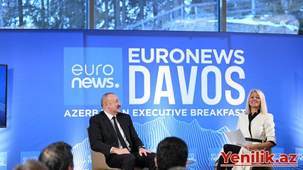 İlham Əliyev Davosda “Azərbaycan rəhbərliyi ilə səhər yeməyi” adlı tədbirdə iştirak edib - FOTO