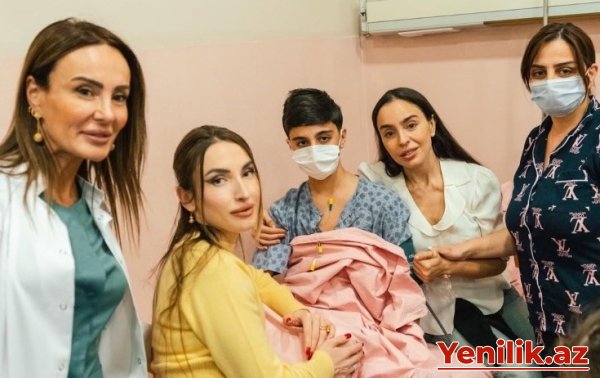 Leyla və Alena Əliyevalar Talassemiya Mərkəzində - Fotolar