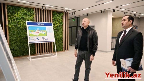 İlham Əliyev "Şirvan Aqro" heyvandarlıq kompleksinin açılışında – FOTO