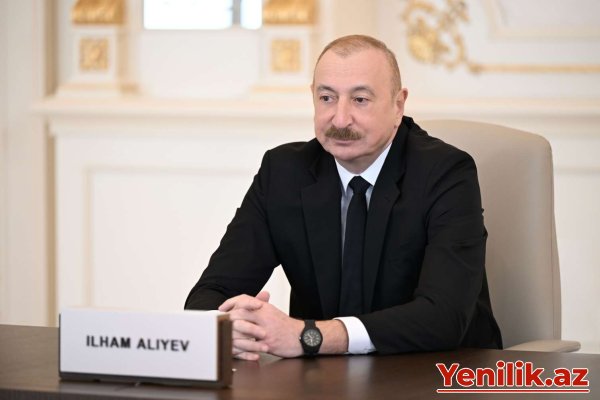İrəvanda sammit: İlham Əliyev çıxış etdi - FOTO
