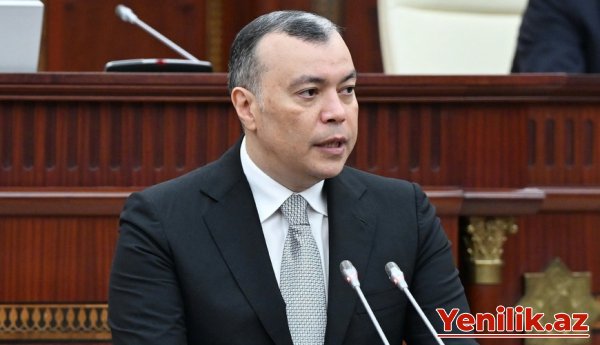 Sahil Babayev parlamentdə nikbin danışdı