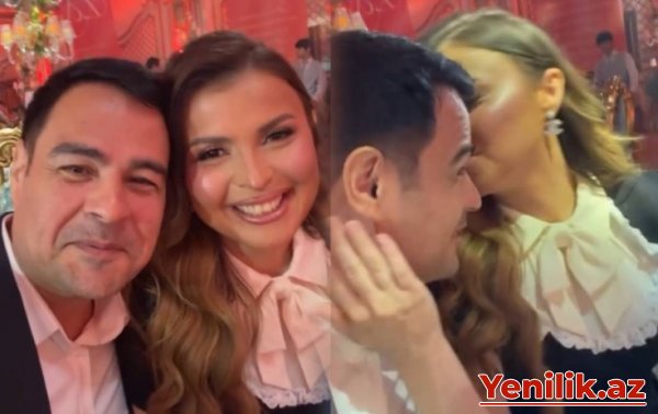 Sevda Yahyayeva həyat yoldaşını öpüşlərə qərq etdi - Video