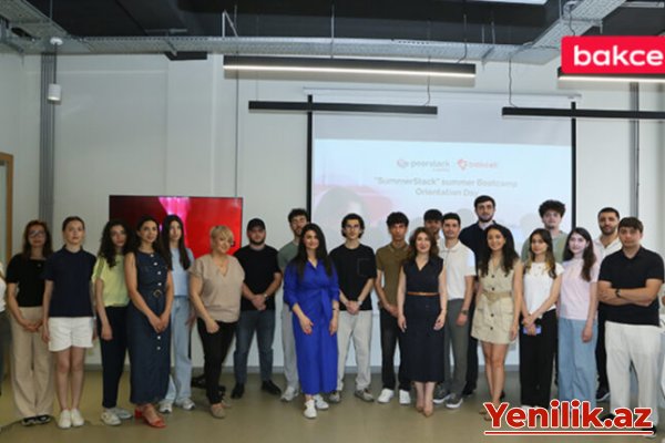 Bakcell-in dəstəyi ilə keçirilən “SummerStack Bootcamp” başladı