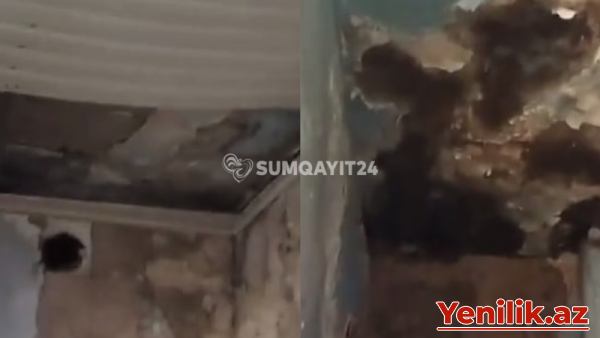 Sumqayıtda real təhlükəyə çevrilən yataqxana