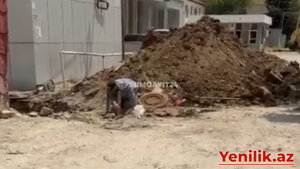 Sumqayıtda qazıntı işləri bitmək bilmir – RƏSMİ AÇIQLAMA
