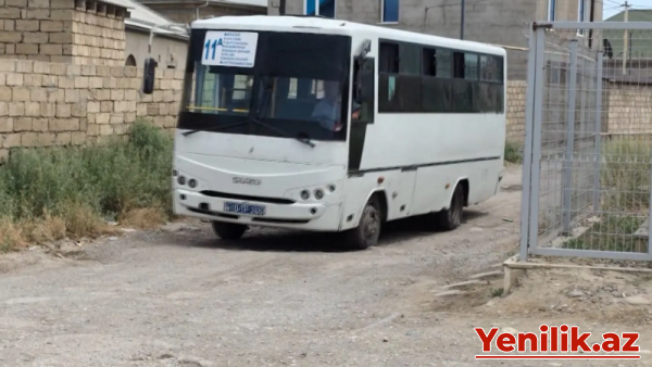 Cəmi 4 avtobus var, onlar da qrafikə uyğun işləmir - Ceyranbatandan şikayət