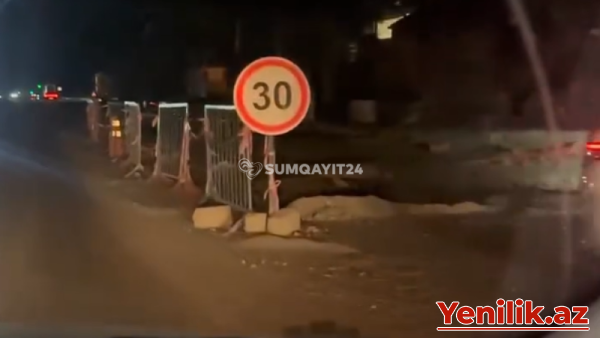 Sumqayıtın küçələri gecələr qaranlığa qərq olur
