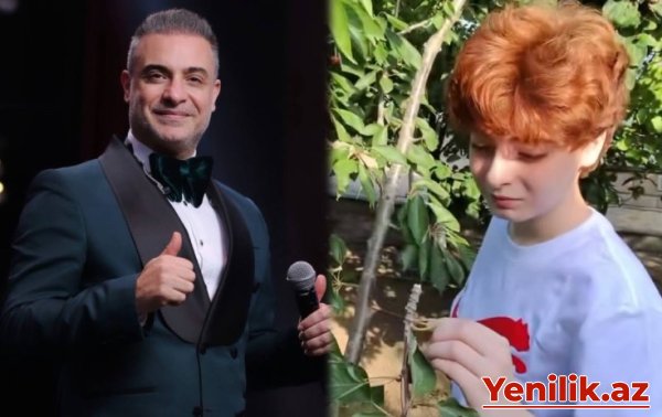 Rüfət Axundovun oğlu ilə 