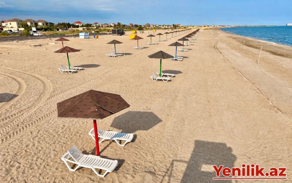 Leyla Əliyevanın təşəbbüsü ilə Hövsanda yeni çimərlik istifadəyə verildi - Fotolar