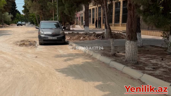 Sumqayıtda adətə çevrilən hadisə - qazdılar, bərpa etməyi unutdular