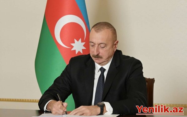 İlham Əliyev daha bir sərəncam imzaladı