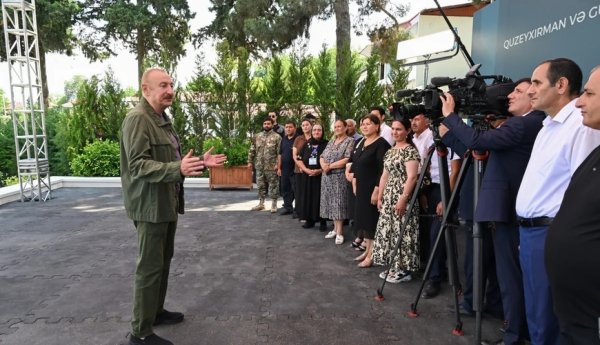 Prezident: Dövlətimiz güclüdür, Ordumuz güclüdür, iradəmiz yerindədir