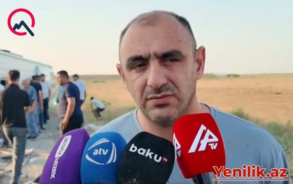 “Gözümə gün düşdü” - Aşan avtobusun sürücüsü danışdı+Video