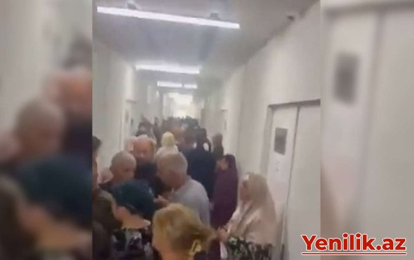 “Xəstə insanlar ayaqüstə qalır, biabırçılıq...” - Saatlarla növbə gözləyirlər - VİDEO