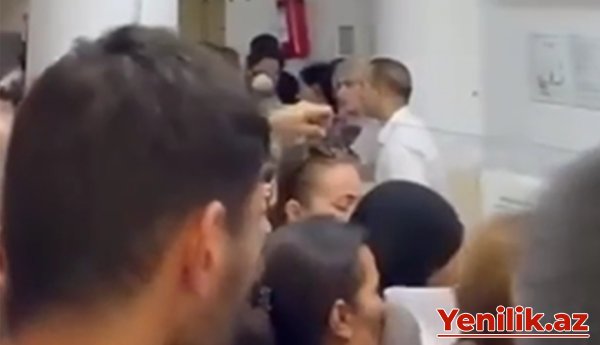 1 saatlıq nasazlıq xəstəxanada bu görüntünü yaratdı - Video